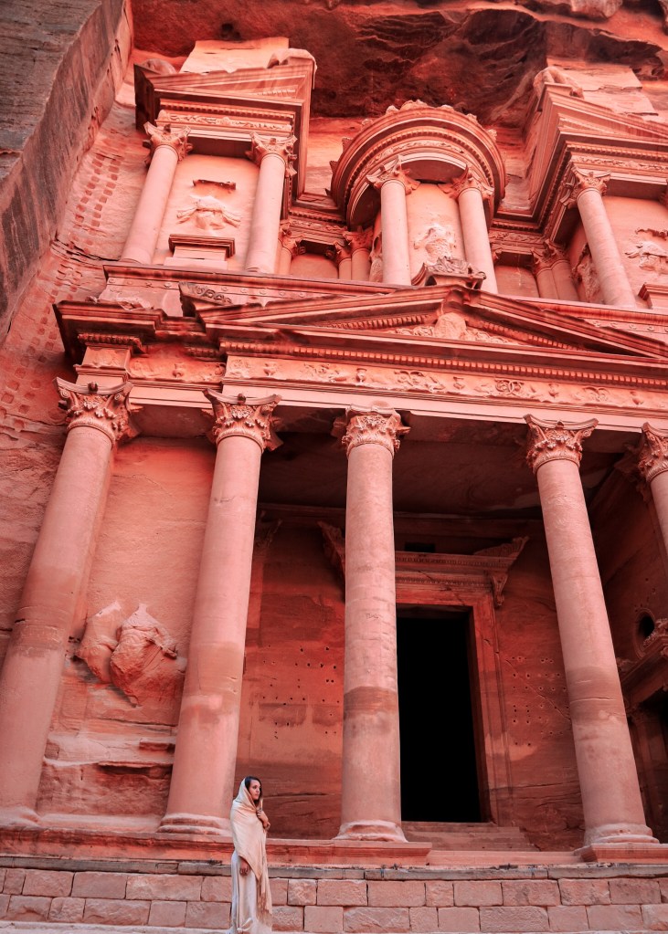 Petra el sitio más famoso de Jordania, una de las siete maravillas del mundo.